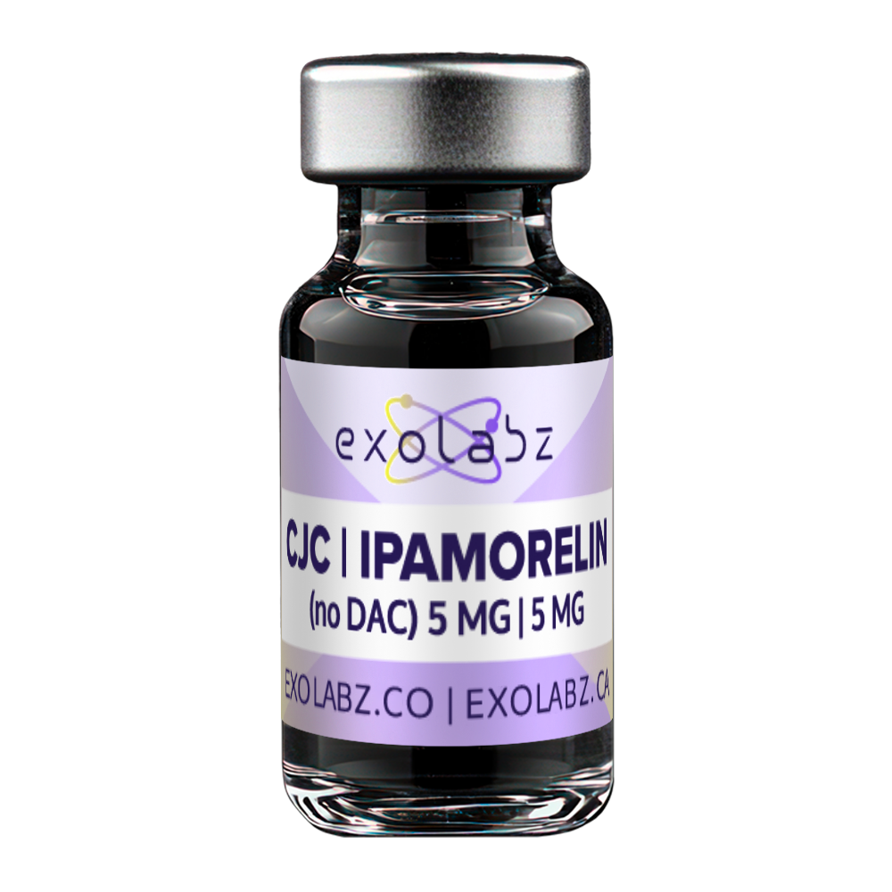CJC-1295 (NO DAC) & IPAMORELIN BLEND 10mg research peptide vial - ExoLabz USA