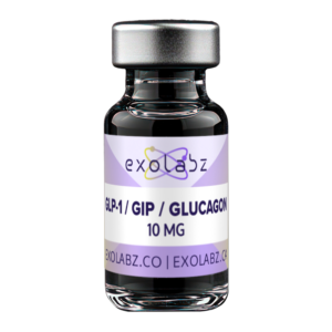 GLP-1/GIP/GLUCAGON 10mg research peptide vial - ExoLabz USA