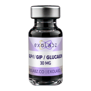 GLP-1/GIP/GLUCAGON 30mg research peptide vial - ExoLabz USA